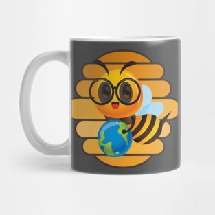 cute bee travel Mug